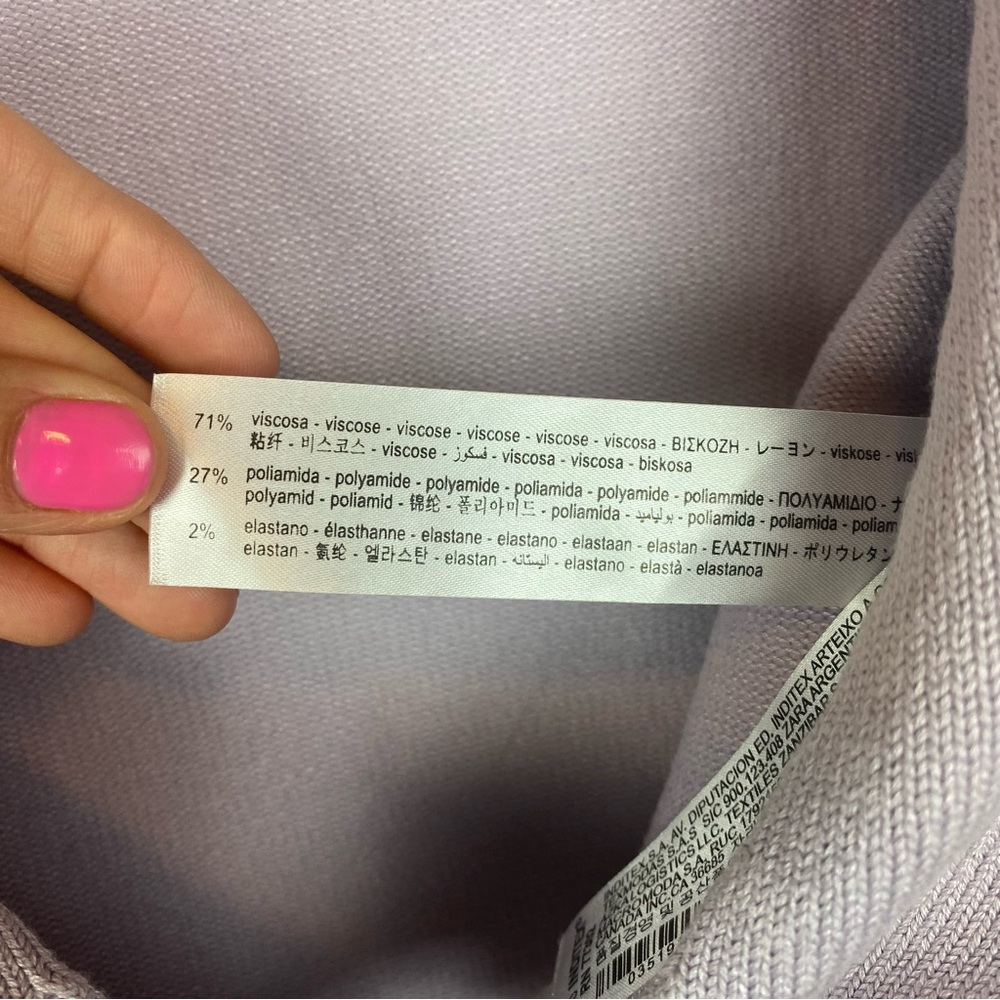NWOT Cropped Zara Wrap Sweater - Picture 7 of 7